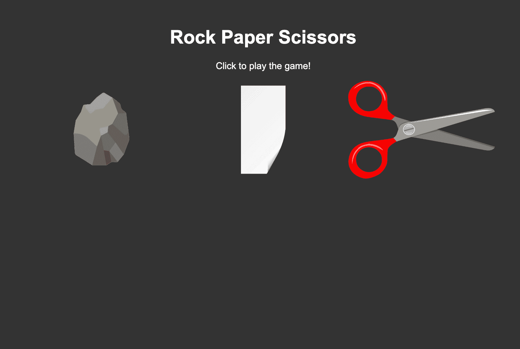 Rock Paper Scissors Game